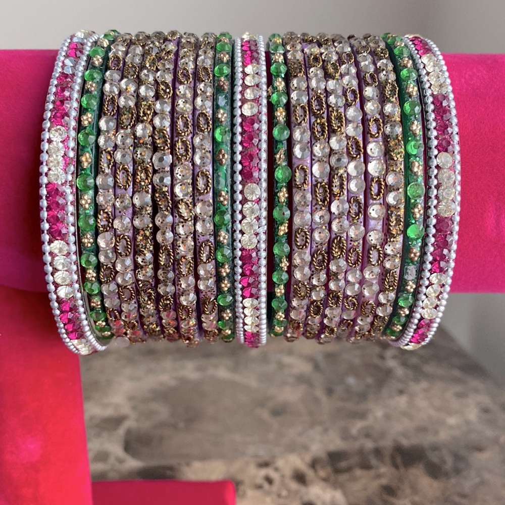 4 for $25 Indian Chura Bangle Set